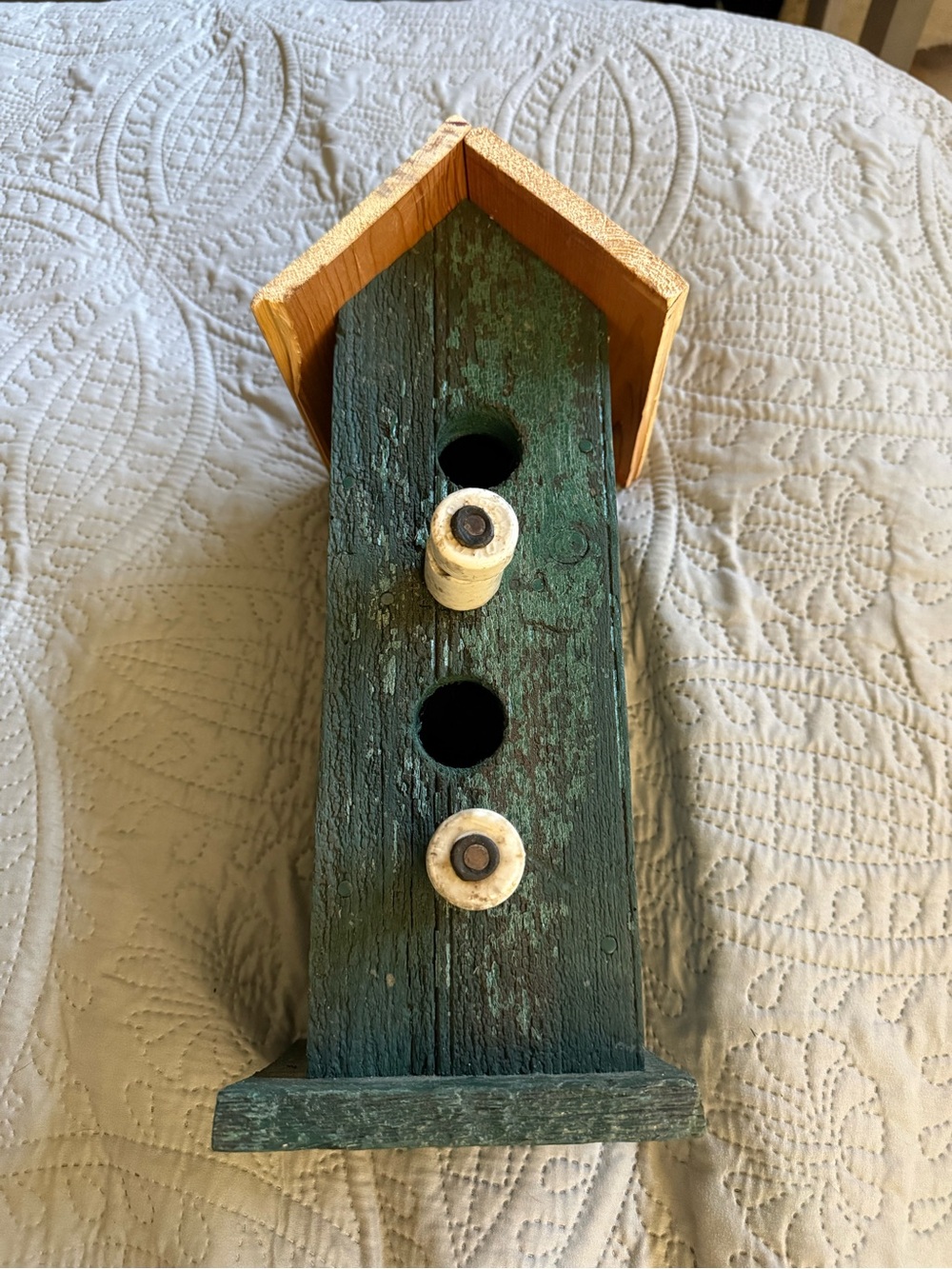 New Upcycled Handmade Birdhouse